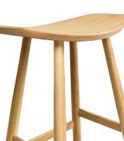 Vorschau: Barhocker Swina-Bar aus Eiche mit gewölbter Sitzschale, ohne Rückenlehne Vorschau: Barhocker Swina-Bar aus Eiche mit gewölbter Sitzschale, ohne Rückenlehne