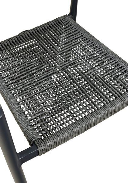 Terrassenstuhl Gastronomie Spidano-X grey_Sitzfläche von unten