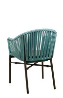 Vorschau: Ramila-48 Tiffany Terrassenstuhl mit beigem Aluminiumgestell und Textilen-Rücken, stapelbar und wetterfest für Gastronomie Rückansicht Vorschau: Ramila-48 Tiffany Terrassenstuhl mit beigem Aluminiumgestell und Textilen-Rücken, stapelbar und wetterfest für Gastronomie Rückansicht