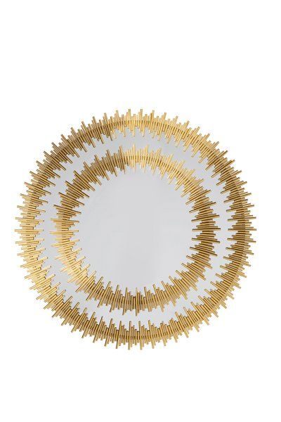 Spiegel Solare Gold Ø132cm