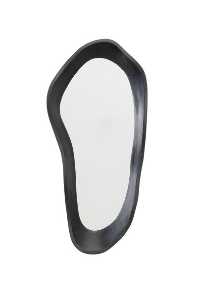 Wandspiegel Dynamic Schwarz 29x61cm