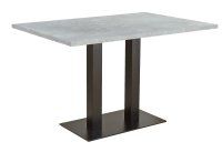 Vorschau: Tischgestell aus Metall für die Gastronomie - Marino-TGF-407 mit zwei Metallsäulen Anwendungsbeispiel mit Platte HPL Vorschau: Tischgestell aus Metall für die Gastronomie - Marino-TGF-407 mit zwei Metallsäulen Anwendungsbeispiel mit Platte HPL