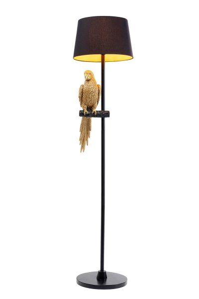 Stehleuchte Animal Parrot Gold 176cm
