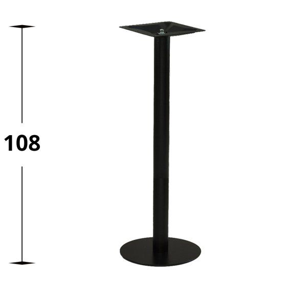 Tischgestell aus Metall für die Gastronomie - Marino-TGF-H-400 mit Höhenmaß 108 cm