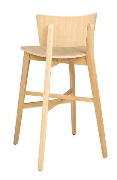 Barhocker Dimoni-Bar aus Eichenholz, Sitzhöhe 74 cm, für Gastronomie & Hotel