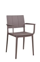 Kunststoffstuhl FOMA-1861 Taupe Kunststoffstuhl FOMA-1861 Taupe