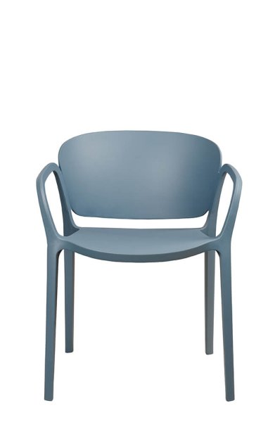 Kunststoffstuhl FOMA-1800 Cold Blue