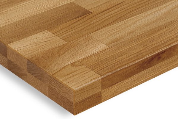 30mm Eiche massiv Tischplatte STV