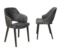 Vorschau: Cizron-Arm und Cizron | Beizton: Schwarz lackiert | Bezug: Bonny 100 Vorschau: Cizron-Arm und Cizron | Beizton: Schwarz lackiert | Bezug: Bonny 100