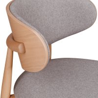 Vorschau: Gepolsterter Holzstuhl Makaro aus Buchenholz für Gastronomie Vorschau: Gepolsterter Holzstuhl Makaro aus Buchenholz für Gastronomie