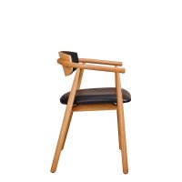 Vorschau: Galeno-2P Holzstuhl mit gepolstertem Sitz und Rückenlehne für Gastronomie Vorschau: Galeno-2P Holzstuhl mit gepolstertem Sitz und Rückenlehne für Gastronomie