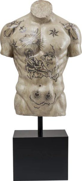 Deko Objekt Torso Tattoo