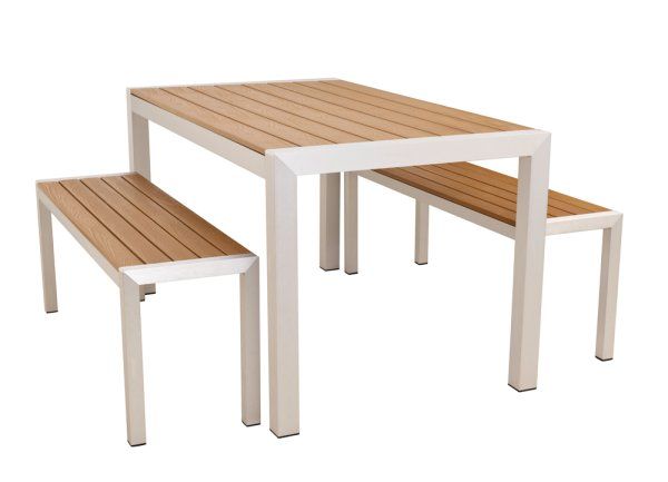 Sinora-Bank mit Sinora-140-Teak