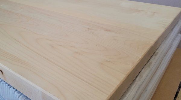 Ahorn-Tischplatte 110x60 cm - Sonderposten