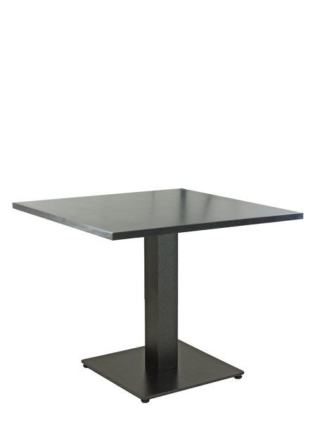 Tischgestell für die Gastronomie Marino-TGF-404 aus Stahl für den Innenbereich mit Verstellgleitern mit Tischplatte aus Melaminharz 25 mm