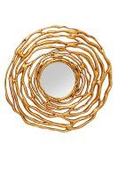 Vorschau: Wandspiegel Twiggy Gold Ø121cm Vorschau: Wandspiegel Twiggy Gold Ø121cm