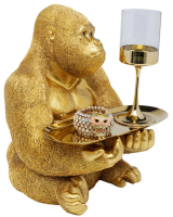 Deko Figur Gorilla Butler Deko Figur Gorilla Butler