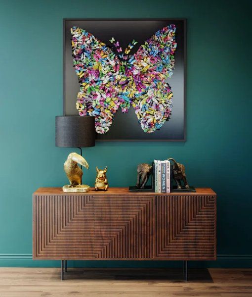 Deko Rahmen Farfalla 120x120cm