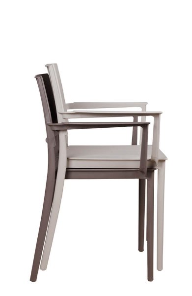 Kunststoffstuhl FOMA-1861 Light Grey