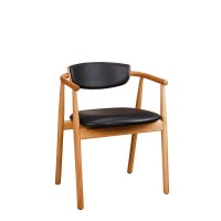 Galeno-2P Holzstuhl mit gepolstertem Sitz und Rückenlehne für Gastronomie Galeno-2P Holzstuhl mit gepolstertem Sitz und Rückenlehne für Gastronomie