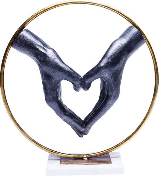 Deko Objekt Elements Heart Hand 62cm