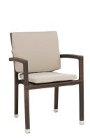 Sitz- und Rückenkissen Panama taupe Sitz- und Rückenkissen Panama taupe