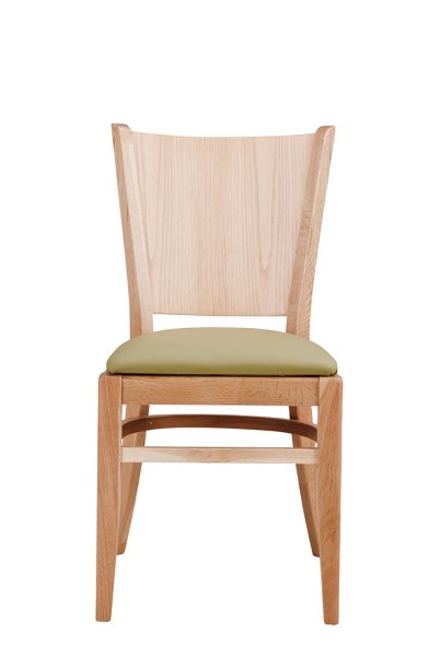 Gastronomiestuhl Saravo-Plus-P-ST-Eiche frontal