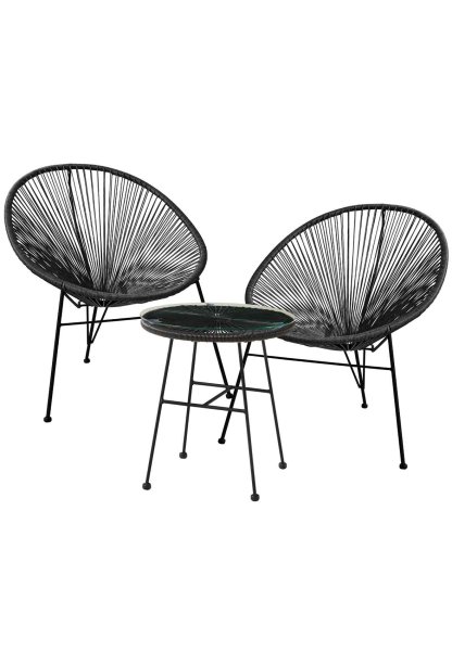 Outdoor-Set Acapola Black