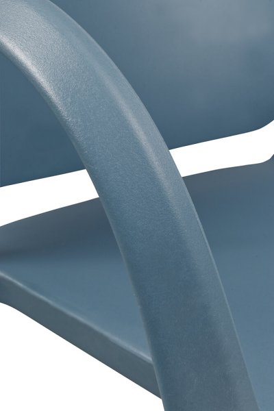 Kunststoffstuhl FOMA-1800 Cold Blue