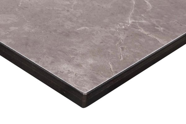 HPL Compact Stone Brown Tischplatte