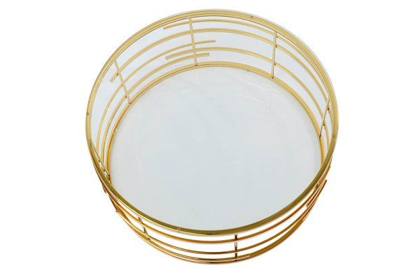 Couchtisch Jupiter Gold Ø100cm