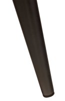 Vorschau: Polsterstuhl Rombo Elephant – Schalenstuhl mit Rautensteppung und schwarzem Metallgestell für Gastronomie Detailansicht Stuhlbein Vorschau: Polsterstuhl Rombo Elephant – Schalenstuhl mit Rautensteppung und schwarzem Metallgestell für Gastronomie Detailansicht Stuhlbein