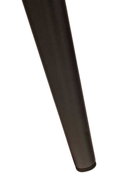 Polsterstuhl Rombo Elephant – Schalenstuhl mit Rautensteppung und schwarzem Metallgestell für Gastronomie Detailansicht Stuhlbein