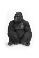Deko Figur Monkey Gorilla Side XL Schwarz 76cm Deko Figur Monkey Gorilla Side XL Schwarz 76cm