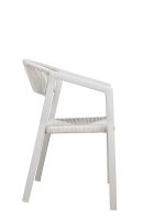 Vorschau: Seitenansicht des stapelbaren Gastronomiestuhls Sponto-X Greige mit schräger Armlehne Vorschau: Seitenansicht des stapelbaren Gastronomiestuhls Sponto-X Greige mit schräger Armlehne