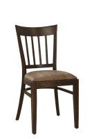 Stapelstuhl Bana-P-ST mit Polstersitz, hoher Rückenlehne und Buchenholzgestell für Gastronomie Stapelstuhl Bana-P-ST mit Polstersitz, hoher Rückenlehne und Buchenholzgestell für Gastronomie