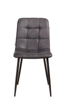 Vorschau: Polsterstuhl Derri Yuma-16 – ein Stuhl mit quadratischer Steppung und schwarzem Metallgestell für Gastronomie Frontansicht Vorschau: Polsterstuhl Derri Yuma-16 – ein Stuhl mit quadratischer Steppung und schwarzem Metallgestell für Gastronomie Frontansicht