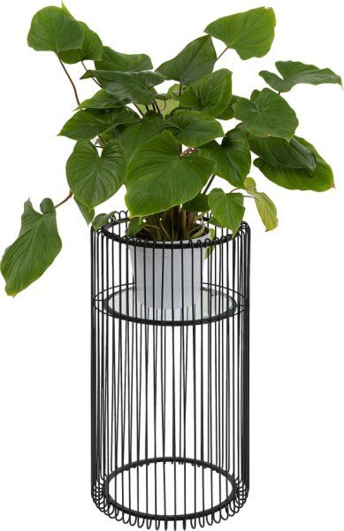 Pflanzenständer Wire Schwarz 70cm