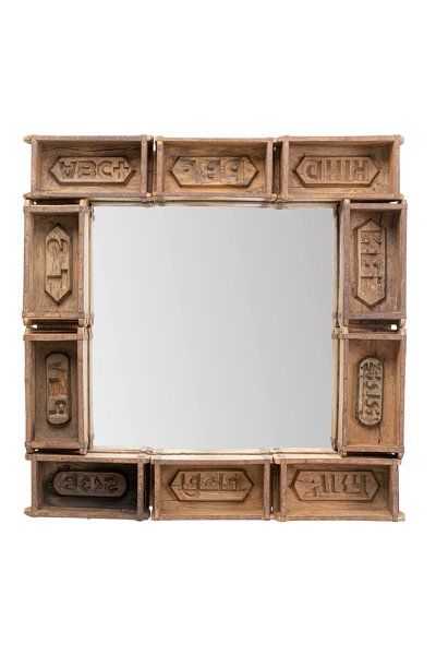 Wandspiegel Brick 90x90cm