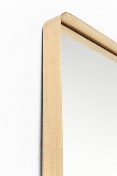 Spiegel Curve Rectangular Brass 70x200cm