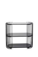Vorschau: Konsole Wire Schwarz 81x78cm Vorschau: Konsole Wire Schwarz 81x78cm