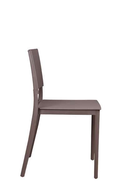 Kunststoffstuhl FOMA-1860 Taupe
