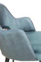 Vorschau: Polsterstuhl Gastronomie Sona 200 Arm: Beizton:Schwarz / Bezug Sitz: Riviera-87 / Bezug Rücken: Mercader bambu oltramare_Armlehne Vorschau: Polsterstuhl Gastronomie Sona 200 Arm: Beizton:Schwarz / Bezug Sitz: Riviera-87 / Bezug Rücken: Mercader bambu oltramare_Armlehne