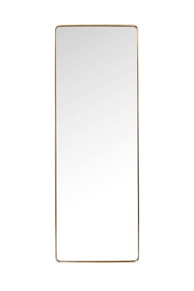Spiegel Curve Rectangular Brass 70x200cm