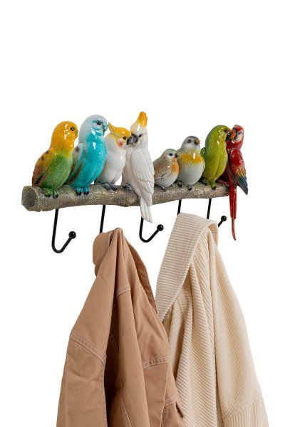 Wandgarderobe Exotic Birds