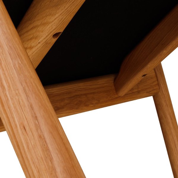 Galeno-2P Holzstuhl mit gepolstertem Sitz und Rückenlehne für Gastronomie