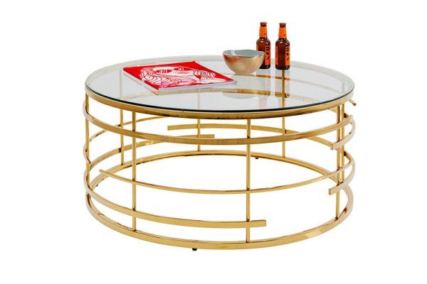 Couchtisch Jupiter Gold Ø100cm