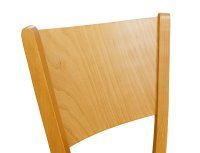 Vorschau: Klassischer Barhocker aus Buchenholz in hellem Beizton Buche dunkel Vorschau: Klassischer Barhocker aus Buchenholz in hellem Beizton Buche dunkel