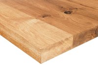 30mm Eiche massiv Vintage Tischplatte LV 30mm Eiche massiv Vintage Tischplatte LV