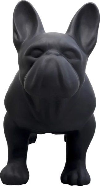 Deko Figur Toto Teen Schwarz Matt 90cm